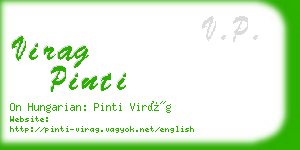 virag pinti business card